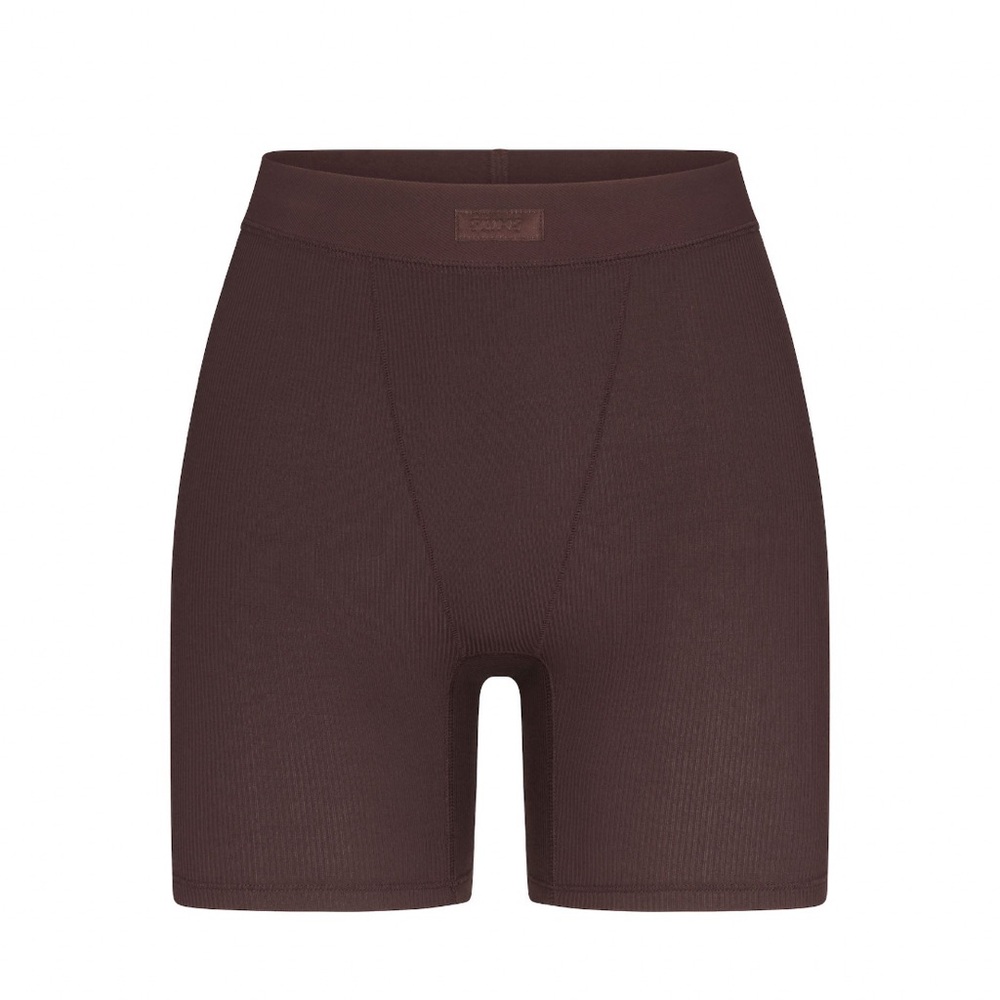 Brown High-Waisted Skims Shorts